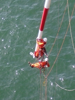 Rope Access Light Installation on Prod Boom
