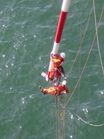 Rope Access Light Installation on Prod Boom